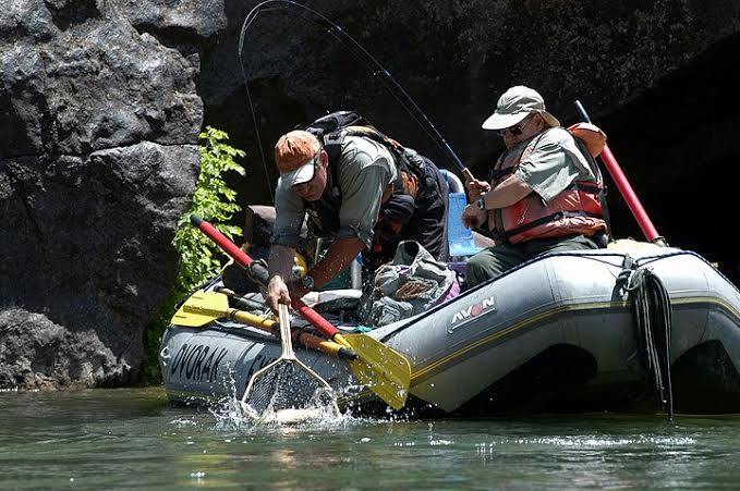 Fishing in the Arkansas River (Photo courtest of Jaci Dvorak - Dvorak Expeditions - AROA member)