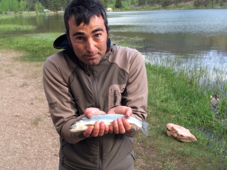 fish caught at ohaver lake salida colorado